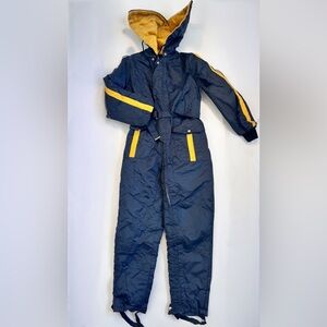 Apres Ski Outfit Women Vintage 70s Canadian Snowsuit Small